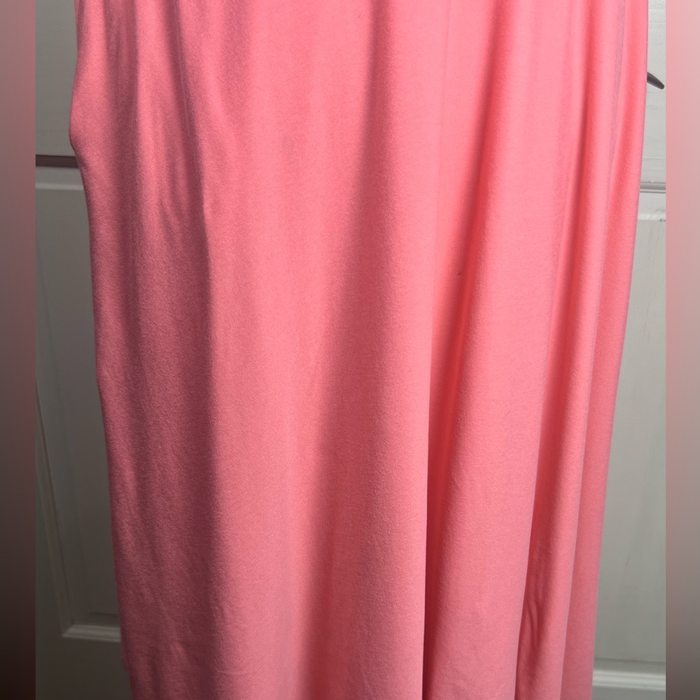 Beyond Yoga Featherweight At The Ready Midi Dress Coral Pink Size Medium - Picture 10 of 12